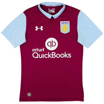 2016-17 Aston Villa Home Shirt - 8/10 - (S)