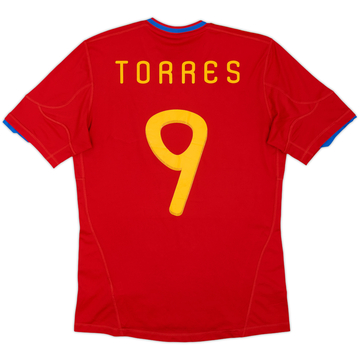 2009-10 Spain Home Shirt Torres #9 - 5/10 - (M)