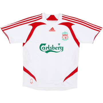 2007-08 Liverpool Away Shirt - 6/10 - (L.Boys)