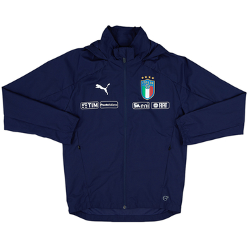 2018-19 Italy Puma Hooded Track Jacket - 8/10 - (XS)