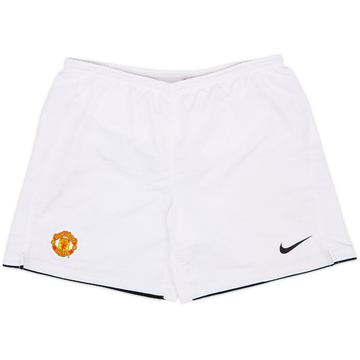 2007-09 Manchester United Home Shorts - 7/10 - (XL.Boys)