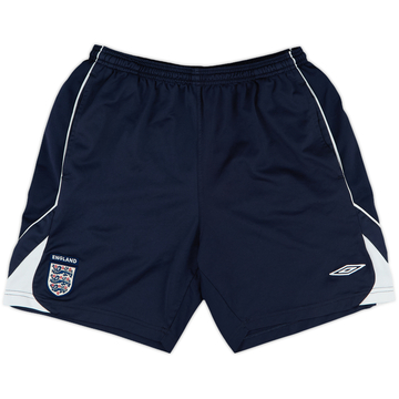 2006-08 England Umbro Training Shorts - 8/10 - (XL)