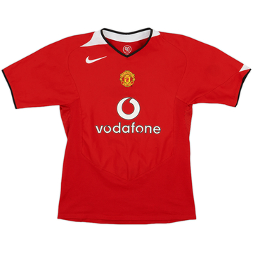 2004-06 Manchester United Home Shirt - 7/10 - (L.Boys)