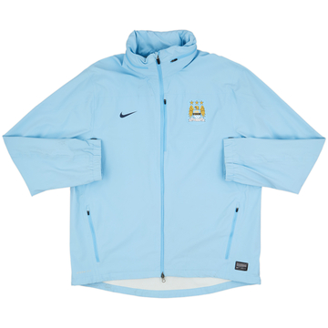 2013-14 Manchester City Nike Hooded Rain Jacket - 5/10 - (XXL)