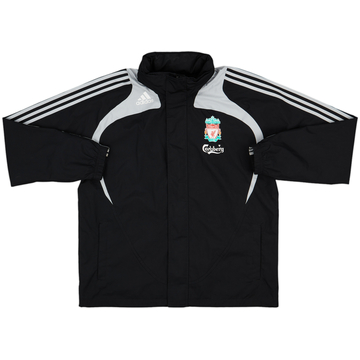 2008-09 Liverpool adidas Hooded Track Jacket - 8/10 - (L/XL)