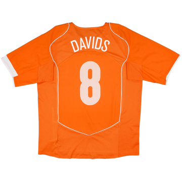 2004-06 Netherlands Home Shirt Davids #8 - 8/10 - (XL)