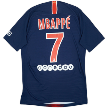 2018-19 Paris Saint-Germain Authentic Home Shirt Mbappe #7 - 10/10 - (S)