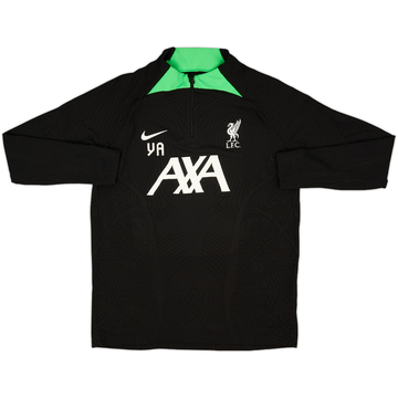2023-24 Liverpool Staff Issue Nike Vaporknit 1/4 Zip Training Top YA - 8/10 - (L)