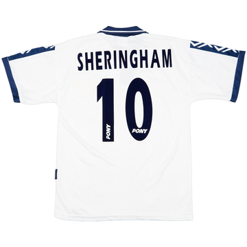 1995-97 Tottenham Home Shirt Sheringham #10 - 7/10 - (M)