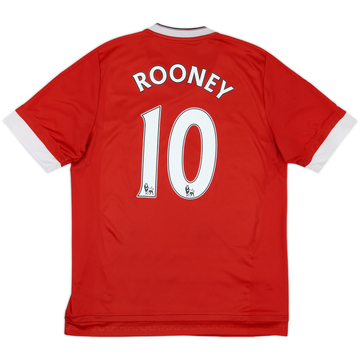 2015-16 Manchester United Home Shirt Rooney #10 - 6/10 - (L)