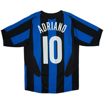 2005-06 Inter Milan Home Shirt Adriano #10 - 5/10 - (M)
