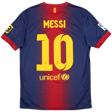2012-13 Barcelona Home Shirt Messi #10 - 6/10 - (S)