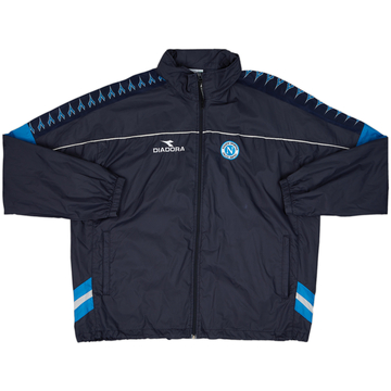 2000-01 Napoli Diadora Hooded Rain Jacket - 8/10 - (XXL)