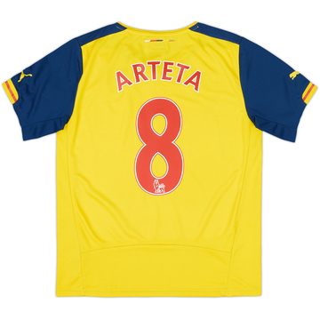 2014-15 Arsenal Away Shirt Arteta #8 - 5/10 - (S)
