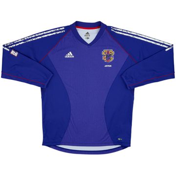 2002-04 Japan Home L/S Shirt - 4/10 - (L)