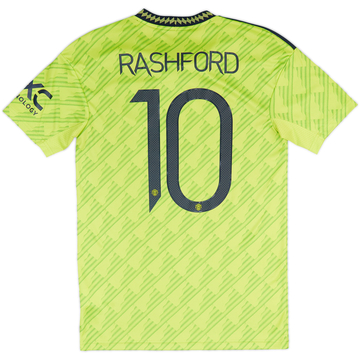 2022-23 Manchester United Third Shirt Rashford #10 - 6/10 - (S)