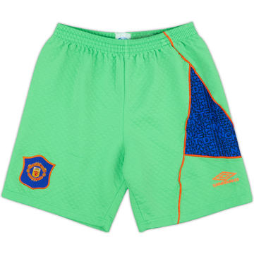 1995-96 Manchester United GK Shorts - 9/10 - (M)