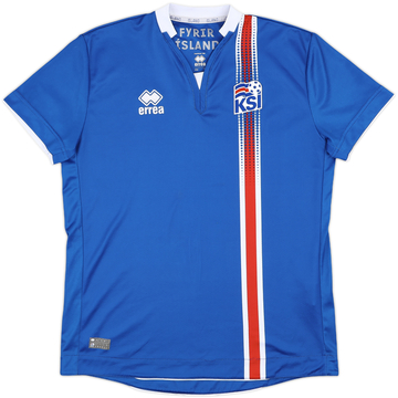 2016-18 Iceland Home Shirt - 7/10 - (S)