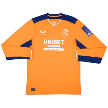 2022-23 Rangers Third L/S Shirt - 8/10 - (M)