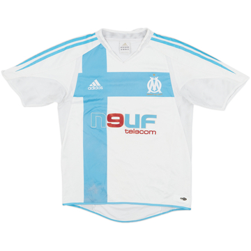 2004-05 Olympique Marseille Home Shirt - 6/10 - (L.Boys)