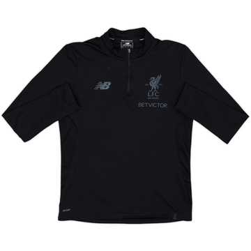 2017-18 Liverpool New Balance 1/4 Zip Drill Top - 6/10 - (S)