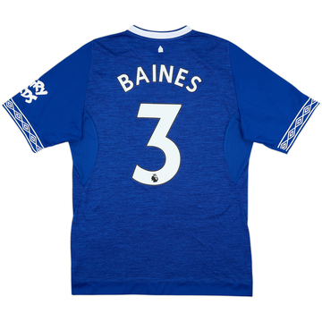 2018-19 Everton Home Shirt Baines #3 - 9/10 - (L)
