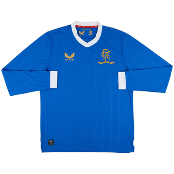 2021-22 Rangers Authentic Home L/S Shirt - 10/10 - (L)