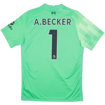 2021-22 Liverpool GK Shirt A.Becker #1 - 9/10 - (S)