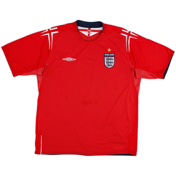 2004-06 England Away Shirt - 5/10 - (XL)