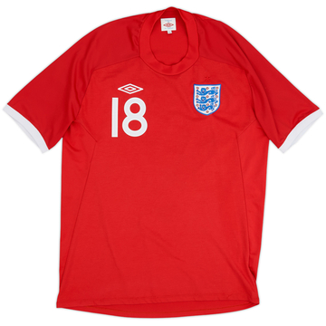 2010-11 England Away Shirt #18 - 7/10 - (L)