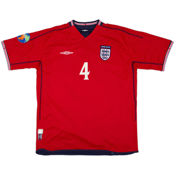 2002-04 England U-18 Match Issue Away Shirt #4