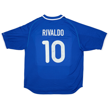 2000-02 Brazil Away Shirt Rivaldo #10 - 6/10 - (XL)