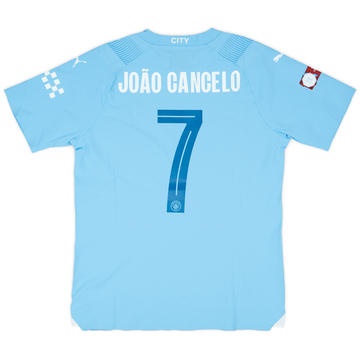 2023-24 Manchester City Match Issue Community Shield Home Shirt Joao Cancelo #7