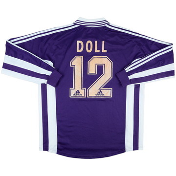 1998-99 Anderlecht Match Issue Home L/S Shirt Doll #12