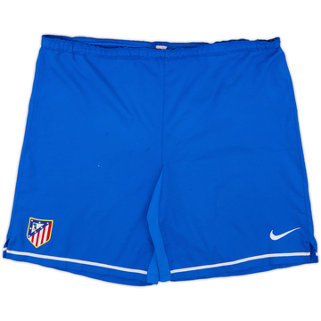 2007-08 Atletico Madrid Player Issue Home Shorts - 4/10 - (S)