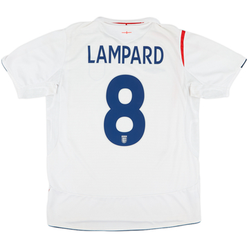 2005-07 England Home Shirt Lampard #8 - 5/10 - (L)