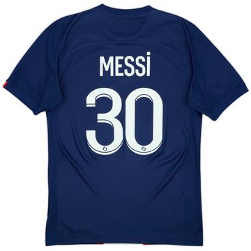 2022-23 Paris Saint-Germain Home Shirt Messi #30 - 7/10 - (S)