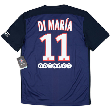 2015-16 Paris Saint-Germain Home Shirt Di Maria #11 (M)