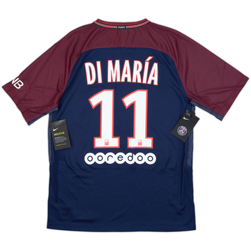 2017-18 Paris Saint-Germain Home Shirt Di Maria #11 (M)