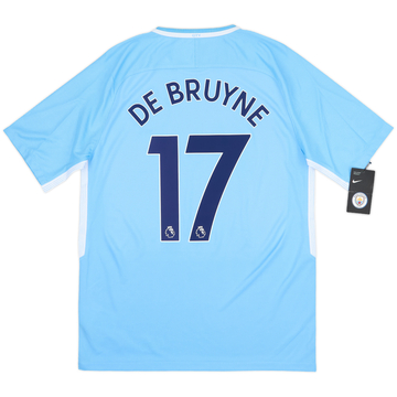 2017-18 Manchester City Home Shirt De Bruyne #17 (M)