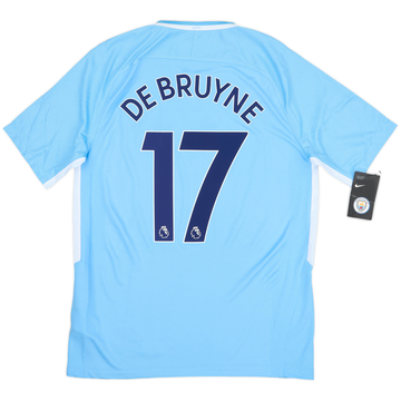2017-18 Manchester City Home Shirt De Bruyne #17 (M)