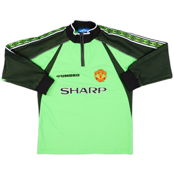 1998-99 Manchester United GK Shirt - 8/10 - (M.Boys)