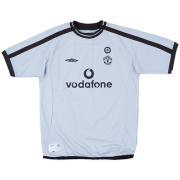 2001-02 Manchester United Centenary GK S/S Shirt - 9/10 - (L.Boys)