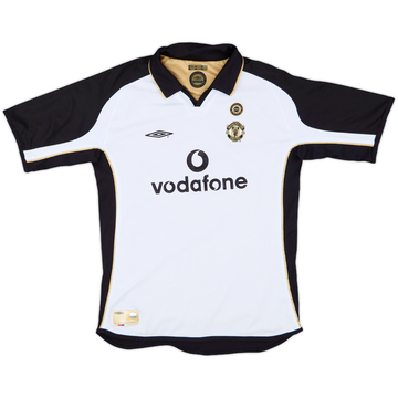 2001-02 Manchester United Centenary Away/Third Shirt - 8/10 - (L.Boys)