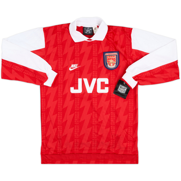 1994-96 Arsenal Player Issue Home L/S Shirt #6 (S)