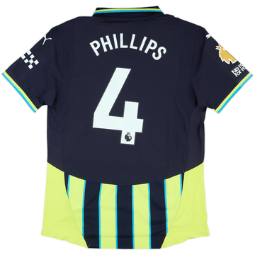 2024-25 Manchester City Player Issue Away Shirt Phillips #4