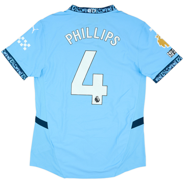 2024-25 Manchester City Match Issue Home Shirt Phillips #4