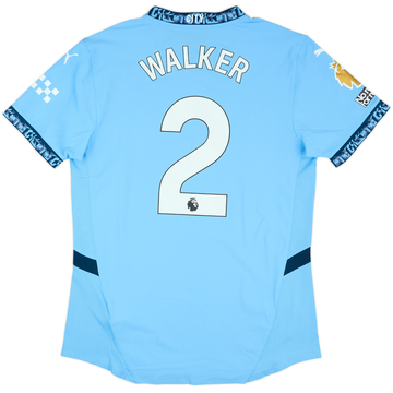 2024-25 Manchester City Match Issue Home Shirt Walker #2