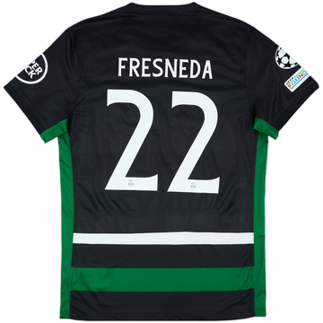 2024-25 Sporting CP Match Issue Champions League Home Shirt Fresneda #22