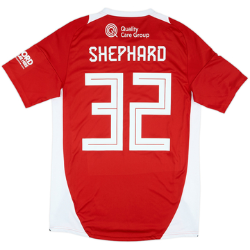 2024-25 Salford City Match Issue FA Cup Home Shirt Shephard #32